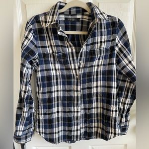 Lauren Ralph Lauren plaid button down shirt